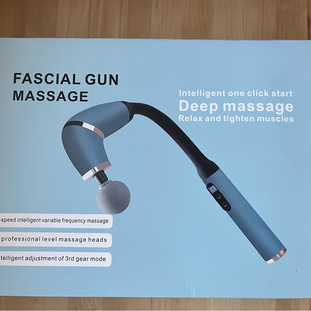 Black Fascial Gun Massager